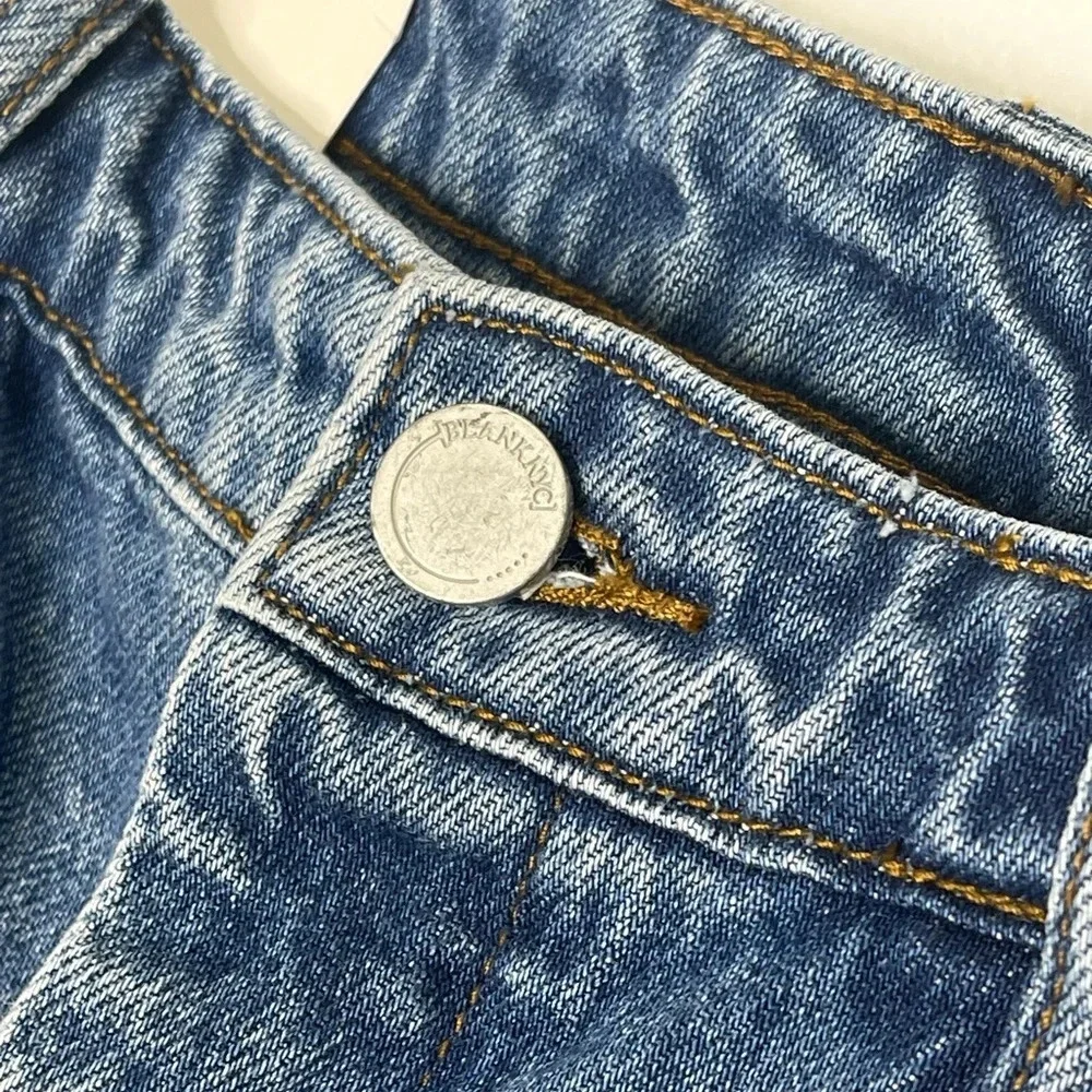 Blank NYC The Howard Mid-Rise Loose‎ Fit Organic Cotton Button Fly Jeans Size 30 - Picture 10 of 16
